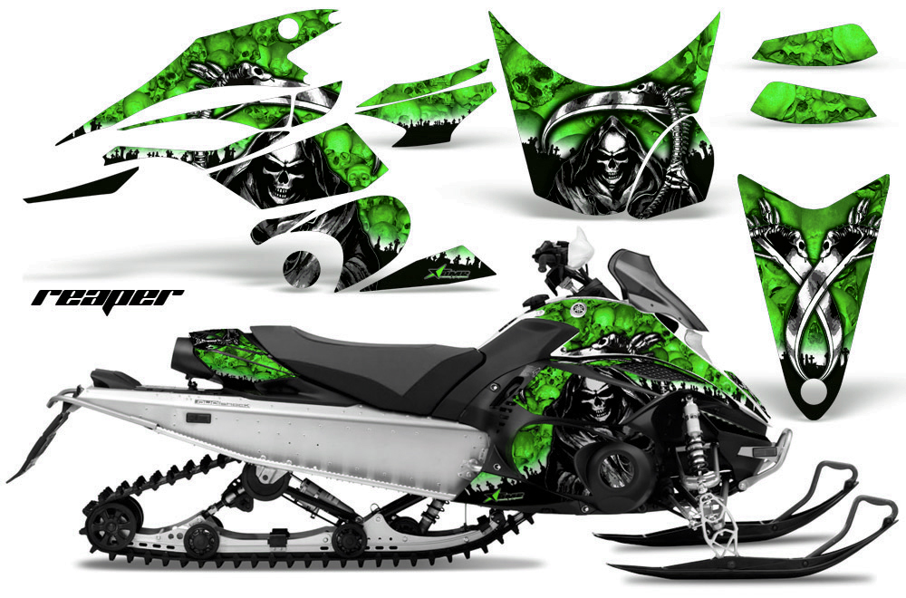 Yamaha FX Nytro Graphics Kit GREEN REAPER